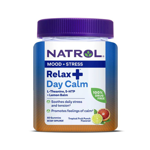 Recuperare Relax+ Day Calm, 60 jeleuri, Natrol, Supliment alimentar antistres 1