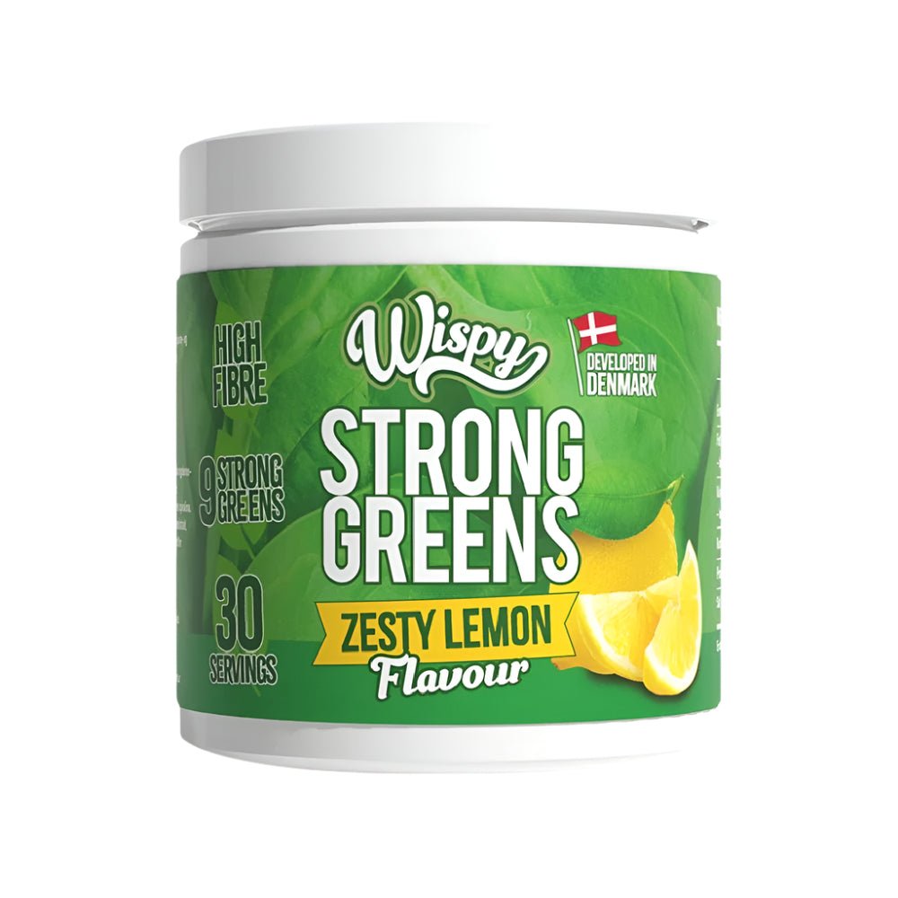Strong Greens 300g, pudra, Wispy, Pulbere strong greens cu spirulina si fibre 2
