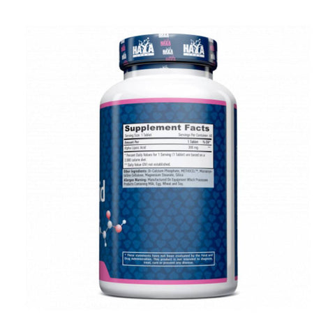 undefined | Acid Alfa Lipoic 300mg, 60 tablete, Haya Labs, Supliment antioxidanti sportivi 1