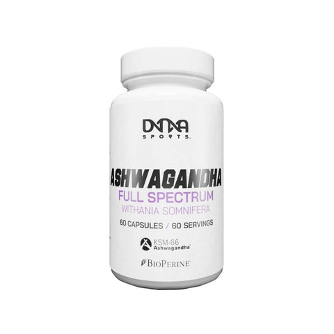 Suplimente sanatate Ashwagandha KSM - 66, 60 capsule, DNA Sports, Supliment alimentar pentru stres 1