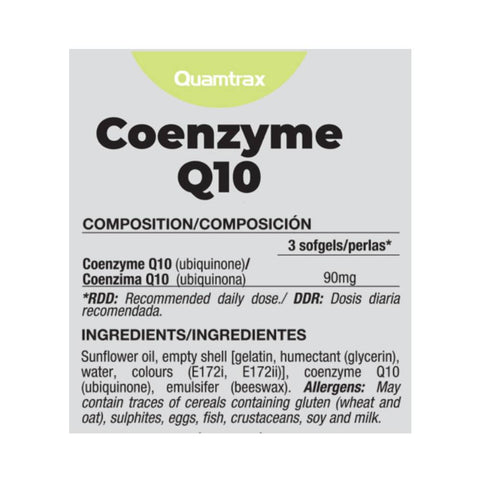 Quamtrax | Coenzima Q10 90mg, 60 capsule, Quamtrax, Supliment antioxidanti sportivi 1