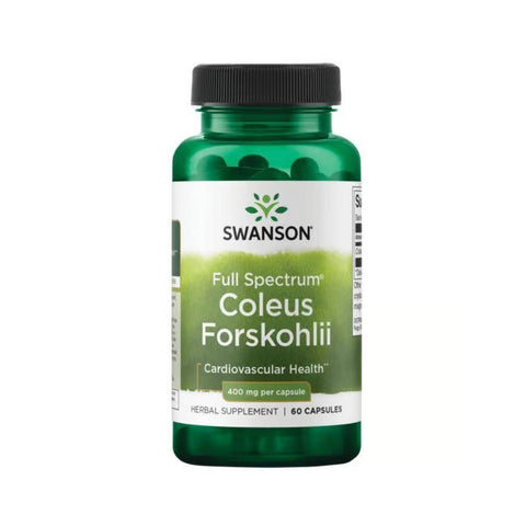 Suplimente sanatate Coleus Forskohlii 400mg, 60 capsule, Swason, Supliment sanatate cardiovasculara 1