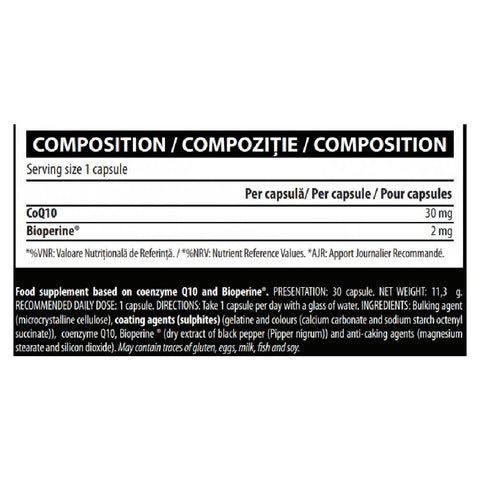 Vitabolic | CoQ10 Bioperine®, 60 capsule, Vitabolic, Supliment alimentar pentru sanatate 1
