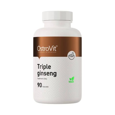 Suplimente antistres | Extract de Ginseng VEGE, 90 capsule, Ostrovit, Supliment alimentar pentru sanatate 0