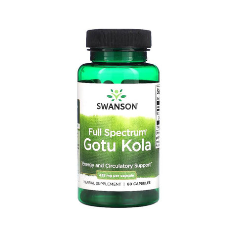 Swanson | Extract de Gotu Kola 435mg, 60 capsule, Swanson, Supliment alimentar pentru sanatate 0