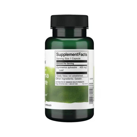 Suplimente sanatate Extract de Gymnema Sylvestre 400mg, 100 capsule, Swanson, Supliment alimentar pentru sanatate 2