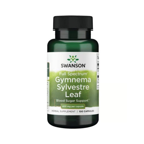 Suplimente sanatate Extract de Gymnema Sylvestre 400mg, 100 capsule, Swanson, Supliment alimentar pentru sanatate 1