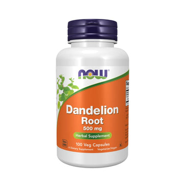 Digestie | Extract de radacina de papadie 500mg, 100 capsule, Now Foods, Supliment alimentar pentru sanatate 0