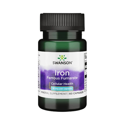 Minerale | Fier, 60 capsule, Swanson, Supliment alimentar pentru sanatate 0