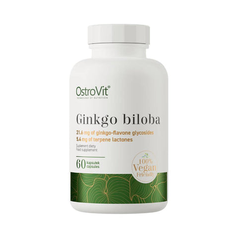 Stimulatoare focus | Ginkgo Biloba 60 capsule, Ostrovit, Supliment alimentar pentru sanatate 0