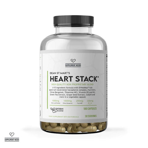 Supplement Needs | Heart Stack, 180 capsule, Supplement Needs, Supliment alimentar pentru sanatatea inimii 0