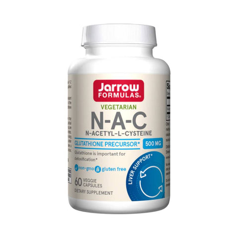 Hepatoprotectoare | N-Acetil-L-Cisteina 500mg, 60 capsule, Jarrow Formulas, Supliment sanatate hepatica 0