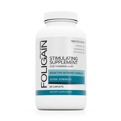 Suplimente sanatate Stimulent pentru par, 60 capsule, Foligain, Supliment alimentar pentru piele, par, unghii 1