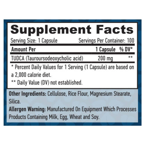 undefined | Tudca 200mg, 100 capsule, Haya Labs, Supliment alimentar sanatate hepatica 1