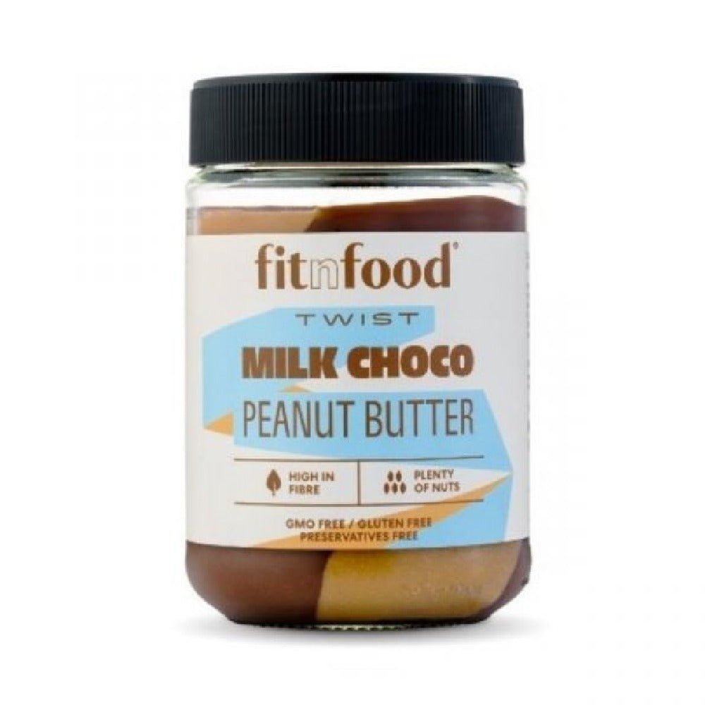 Crema tartinabila Twist Ciocolata + unt de arahide, 350g, Fitnfood, Crema tartinabila 1