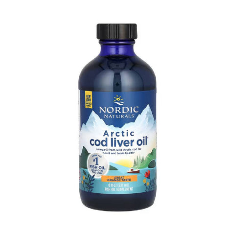 Ulei din ficat de cod arctic, 237ml, Nordic Naturals, Acizi grasi omega 3 1