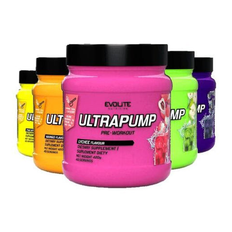 UltraPump, pudra, 420g, Evolite, Supliment alimentar pre - workout cu cofeina 2