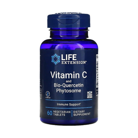 Vitamina C cu Bio - Quercetina, 60 tablete, Life Extension, Supliment alimentar pentru sanatate 1