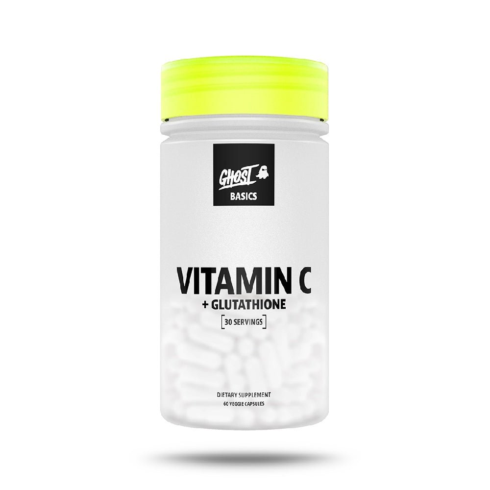 Vitamina C + Glutathione 60 capsule vegane, Ghost, Supliment alimentar pentu sanatate 1