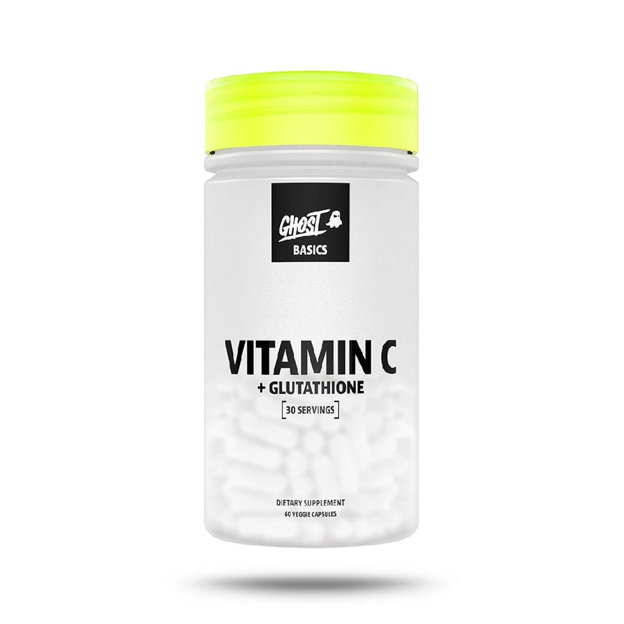 Vitamina C + Glutathione 60 capsule vegane, Ghost, Supliment alimentar pentu sanatate 1