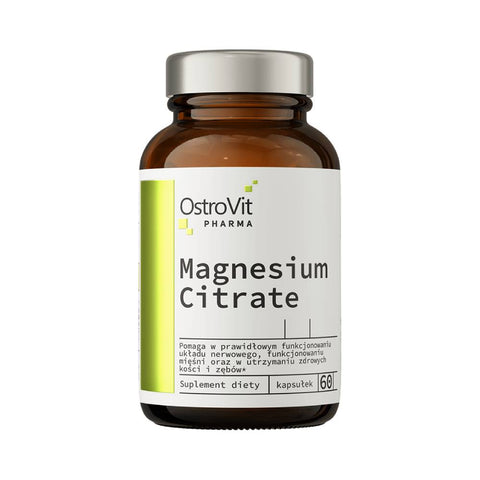 Minerale | Citrat de magneziu 240mg, 60 capsule, Ostrovit Pharma, Supliment alimentar pentru sanatate 0