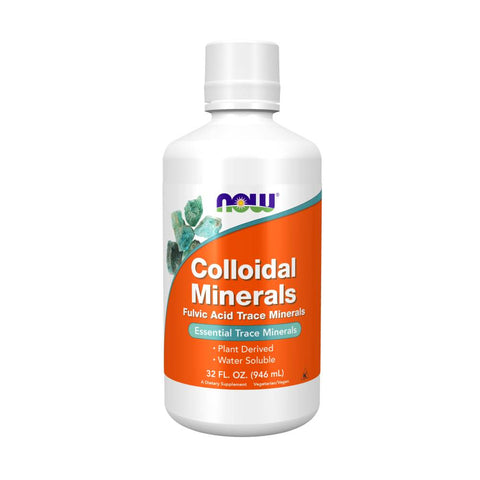 Minerale | Colloidal Minerals 946ml, lichid, Now Foods, Supliment alimentar minerale 0