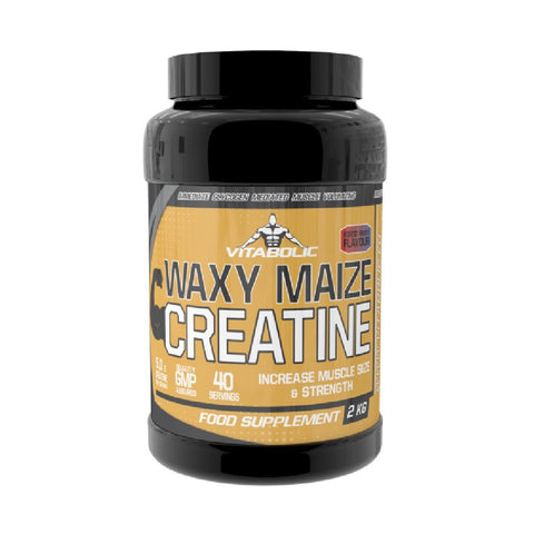 Waxy Maize creatina monohidrata, pudra 2kg, Vitabolic, Supliment alimentar pentru crestere masa musculara 1