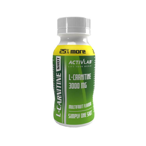 Slabire & Ardere grasimi | L-carnitine Shot 3000mg, 100ml, Activlab, Supliment slabire 0