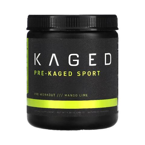 Pre-workout | Pre-Kaged Sport, pudra, 264g, Kaged, Pre-workout cu cofeina 0