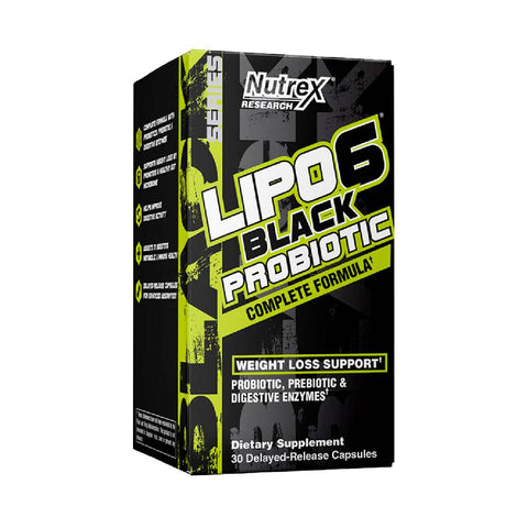 Slabire & Ardere grasimi | Lipo6 Black Probiotic, 30 capsule, Nutrex, Arzator de grasimi 0