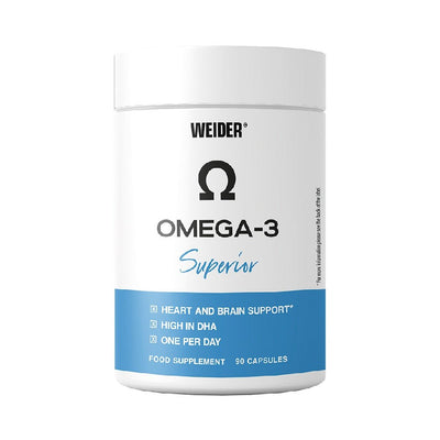 Acizi grasi Omega | Omega 3 Superior, 90 capsule, Weider, Ulei de peste 0