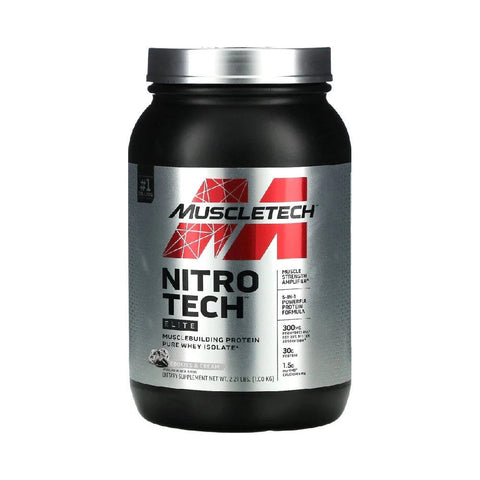 Slabire & Ardere grasimi | Nitro Tech Elite, pudra, 1kg, Muscletech, Izolat proteic din zer 0