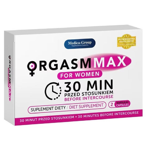 Stimulente hormonale | Orgasm Max pentru femei, 2 capsule, Medica-Group 0
