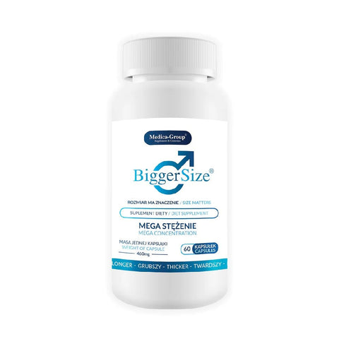Stimulente hormonale | Bigger Size, 60 capsule, Medica-Group, Supliment pentru marirea penisului 0