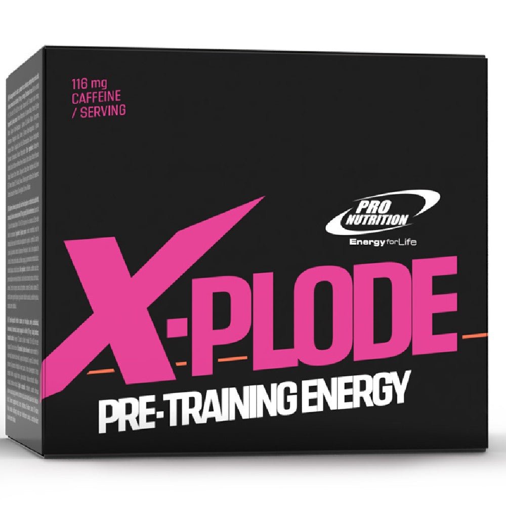 X-Plode 25x20g per plic, pudra, Pro Nutrition, Pre-workout cu