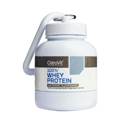 L❤️ve is in the SUPPS | Breloc borcan pentru depozitat pudra proteica 50g continut, Ostrovit 0