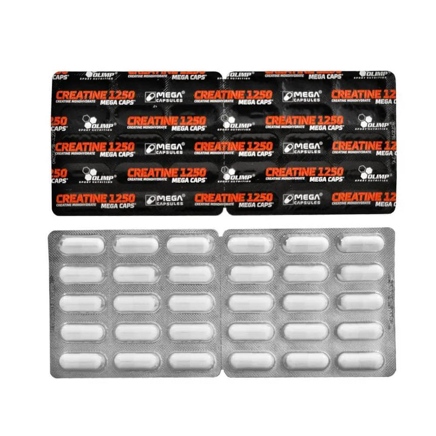 Creatina | Creatine 1250 Mega Caps, 30 capsule, Olimp Sport Nutrition, Supliment crestere masa musculara 0