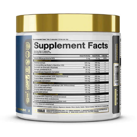 Stimulente hormonale | Thrust, 120 capsule, Magnum Nutraceuticals, Supliment stimulator hormonal 1