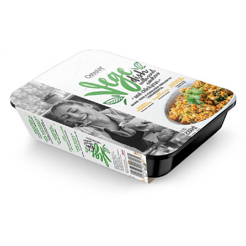 Ostrovit | Vege Dish with Pearl Couscous and Chickpeas, 280g, Ostrovit, Mancare fitness vegana 0