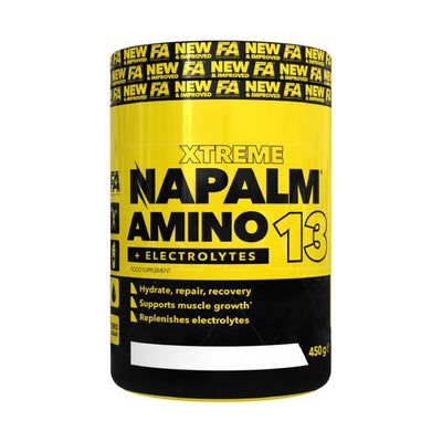 Complex de aminoacizi | Xtreme Napalm Amino 13, pudra, 450g, Fitness Authority, Aminoacizi pentru refacere 0