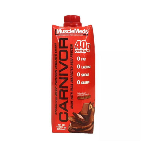 MuscleMeds | Carnivor Shake proteic din izolat proteic de vita, 500ml, MuscleMeds 0