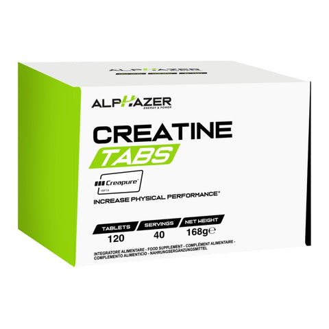 Creatina | Creatine tabs Creapure® 1g, Creatina, 120 tablete, Alphazer, Supliment crestere masa musculara 0