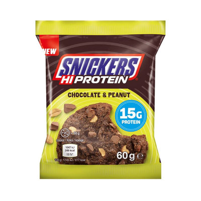 Batoane proteice | Snickers Hi-Protein Cookie 60g, Mars Protein, Prajitura proteica 0
