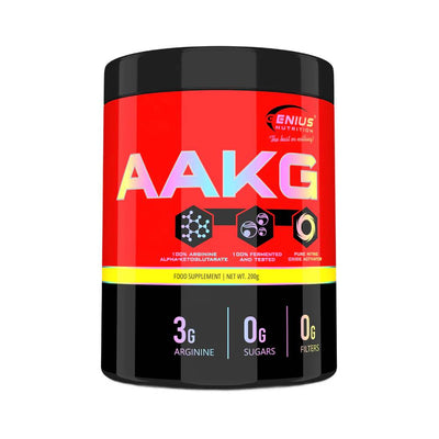 Aminoacizi | AAKG, pudra, 200g, Genius Nutrition, Arginina alfa-ketoglutarat 0
