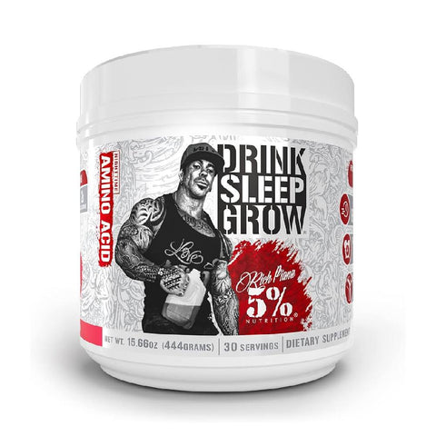 Aminoacizi | Drink, Sleep, Grow, 444g, pudra, 5% Rich Piana, Complex de aminoacizi pentru refacere 0