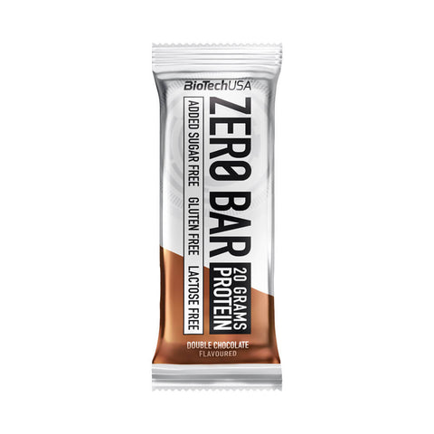 Alimente & Gustari | Baton proteic Zero Bar, 50g, BiotechUSA, Indulcit cu stevia si sucraloza 0