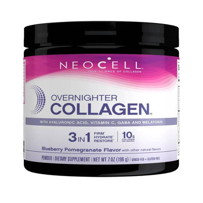 Colagen | Overnighter Collagen, pudra, 198 g, Neocell, Supliment alimentar pe baza de colagen 0
