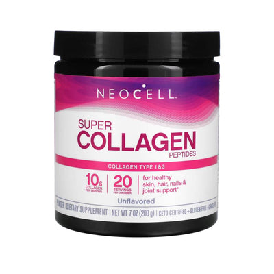 Colagen | Peptide de Colagen, pudra, 200g, Neocell, Supliment pentru piele, par, unghii 0