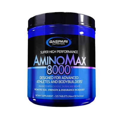 Aminoacizi | Aminomax 8000, 325 tablete, Gaspari Nutrition, Aminoacizi cu catena ramificata 0