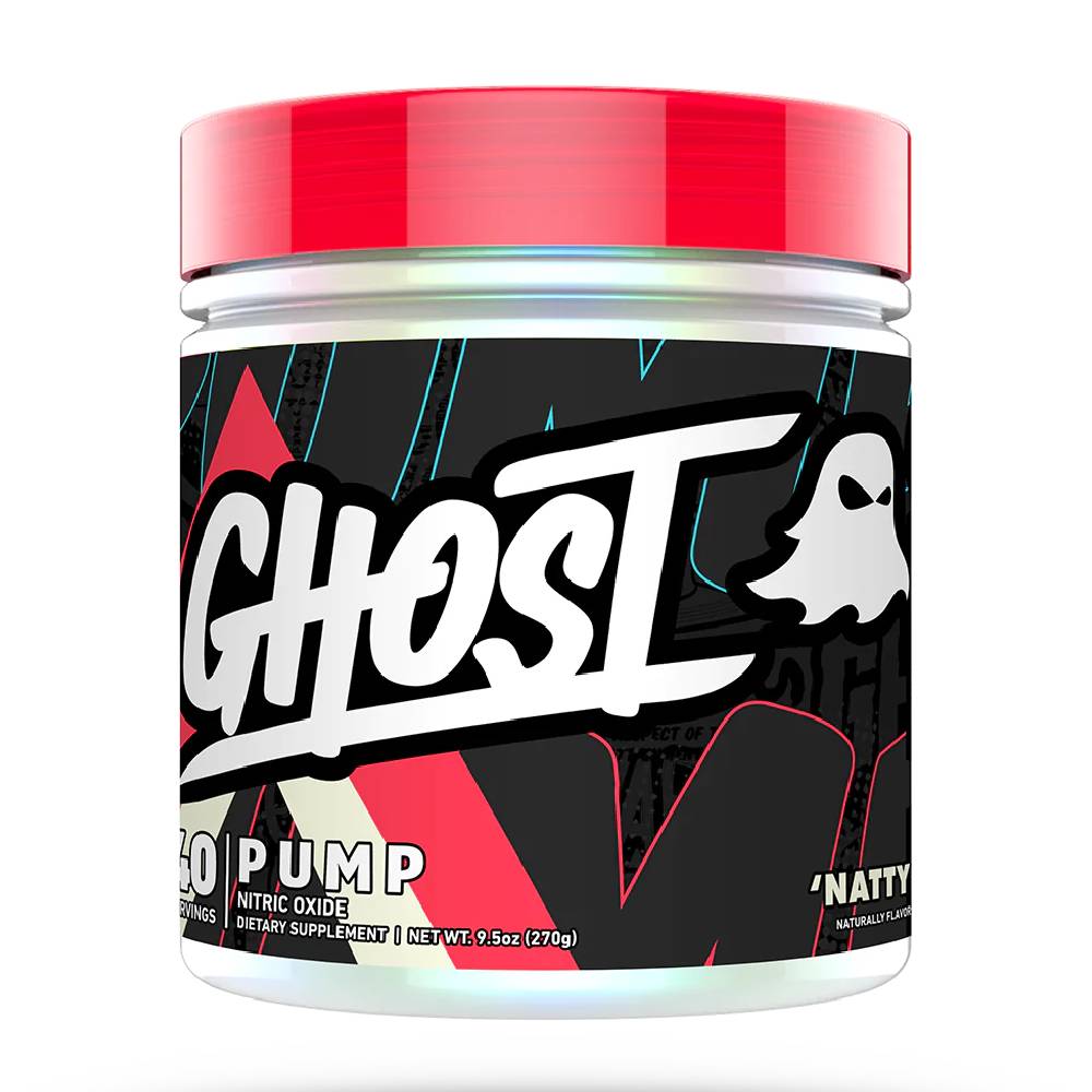 Ghost Pump 270g, pudra, Ghost, Pre-workout fara cofeina, vegan